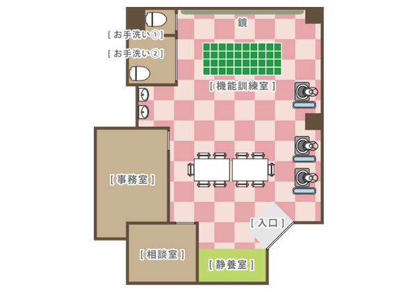 レコードブック南森町の施設マップ