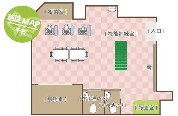 レコードブック千石の施設マップ