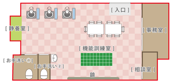 レコードブック葛西の施設マップ